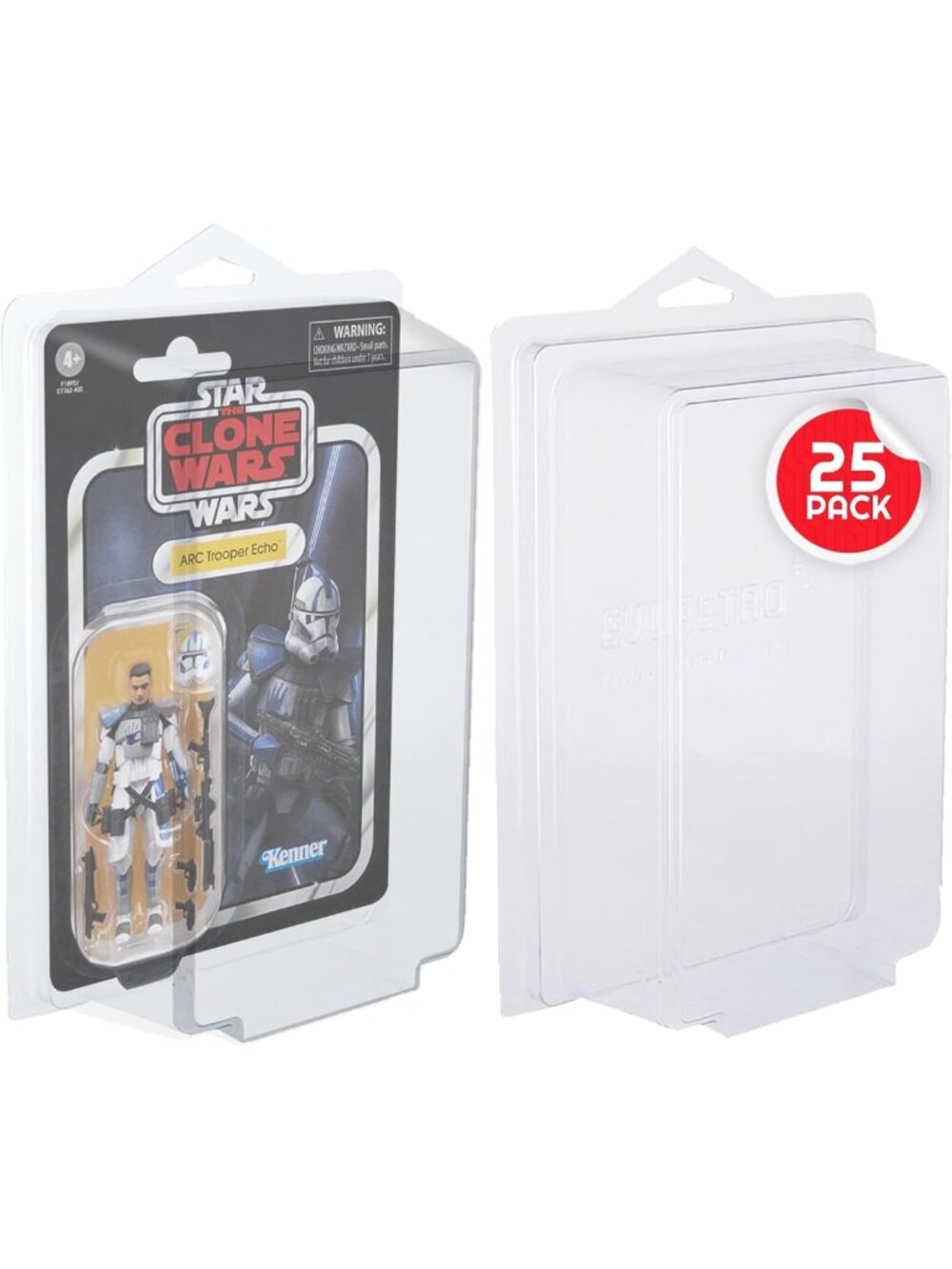 Action Figure Display Case for 3.75in Star Wars Toys - Perfect Collector's